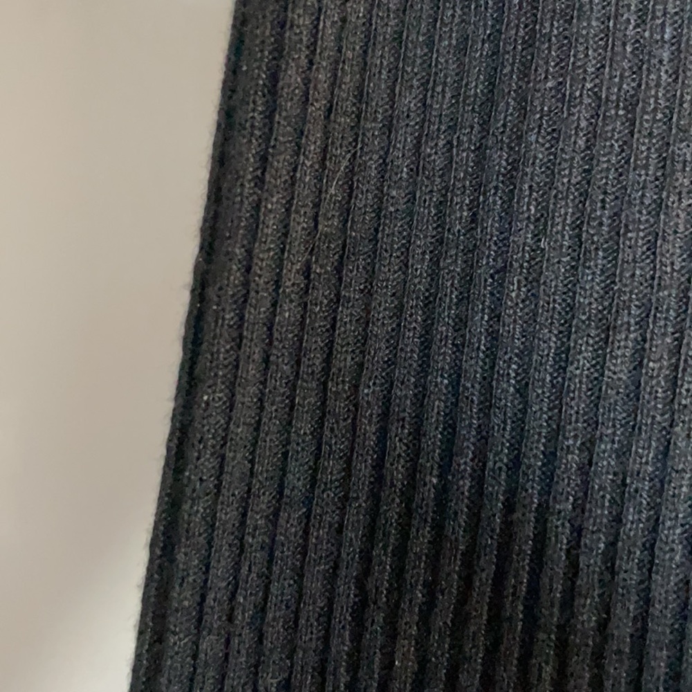 Madewell long sleeve, high neck, ribbed dress